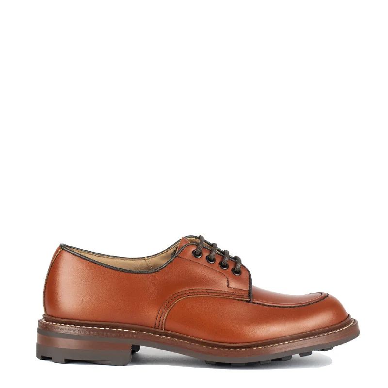 Men soft microfiber underwear-Trickers Heath Golf Derby Shoe Marron