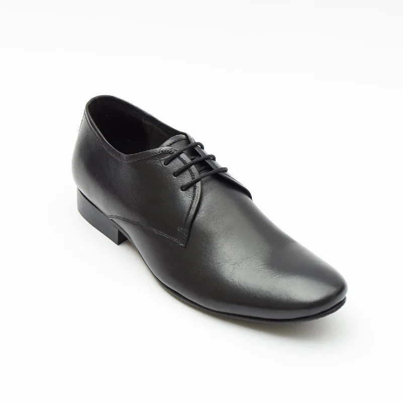 Men snug-fitting underwear-Mens Leather Formal Shoes- 50540_Black