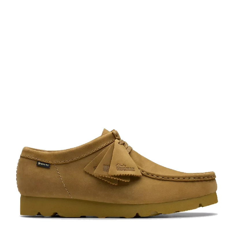 Moisture-wicking boxer briefs for men-Clarks Originals Wallabee GTX Shoe Oakmoss Nubuck