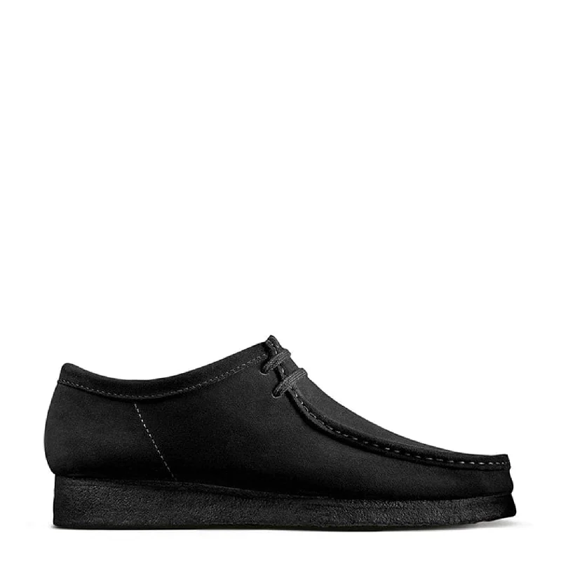 Soft men performance briefs-Clarks Originals Wallabee Shoes Black Suede