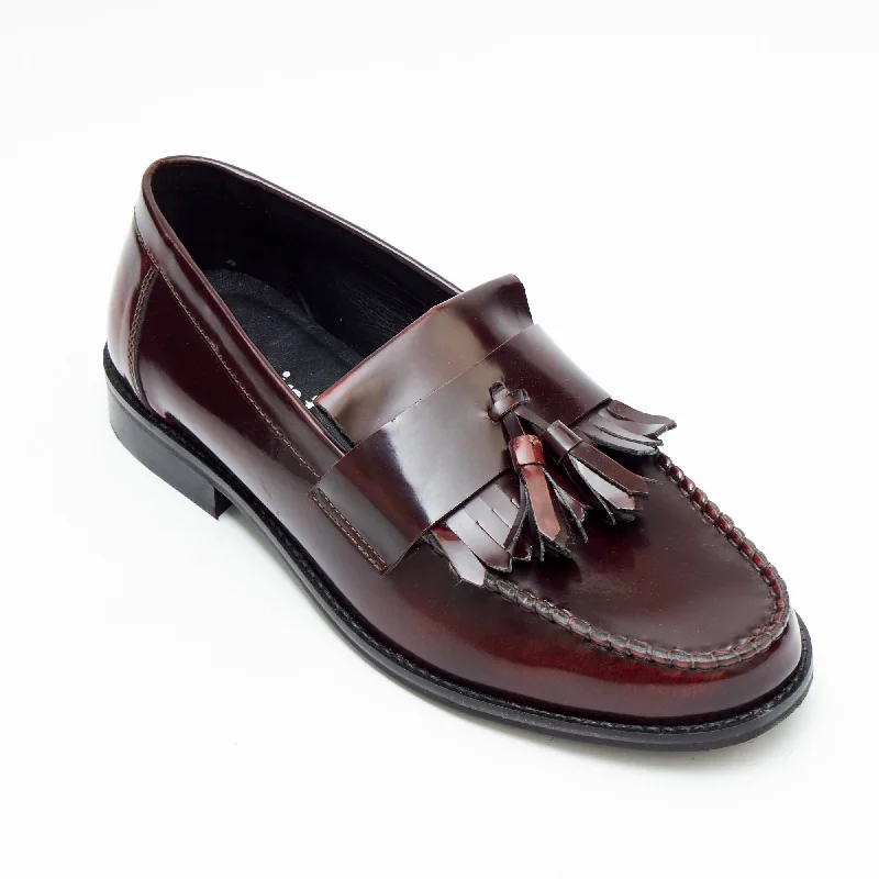 Comfortable men underwear-Mens Formal Moccasin Shoes 17999_Bordo Patent