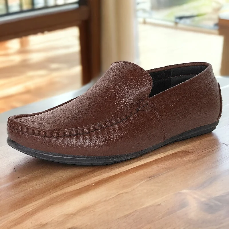 Ultra-soft men underwear-Roarking Leather Loafers for Men