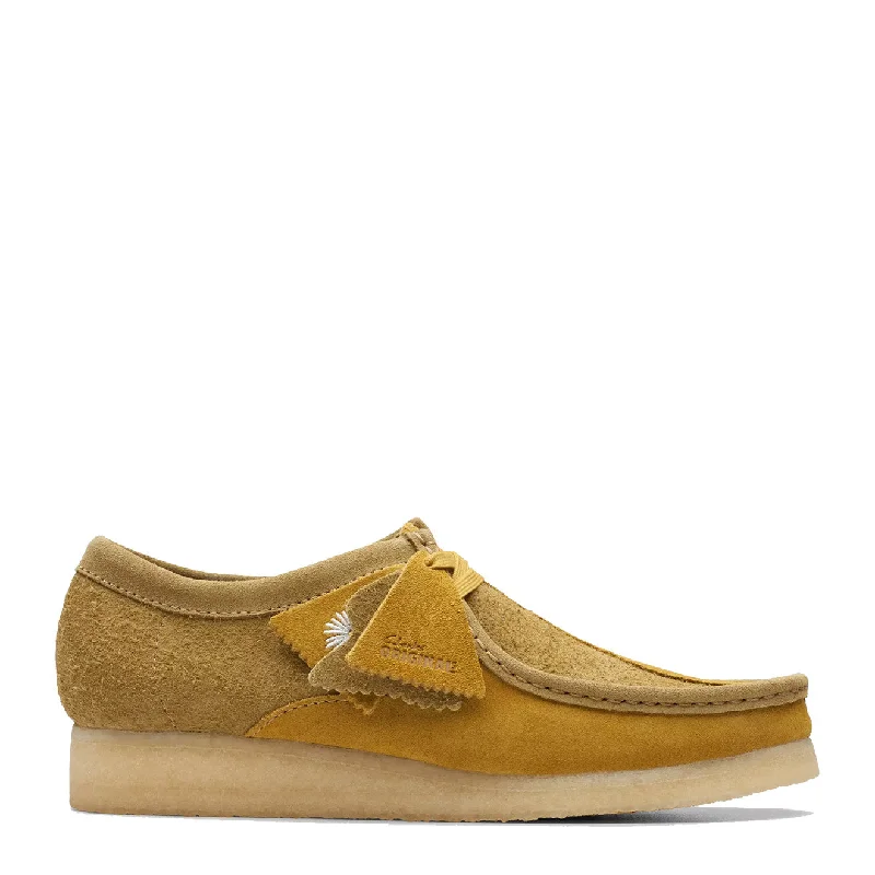 Stylish men trunks-Clarks Originals Wallabee Shoe Olive Combination