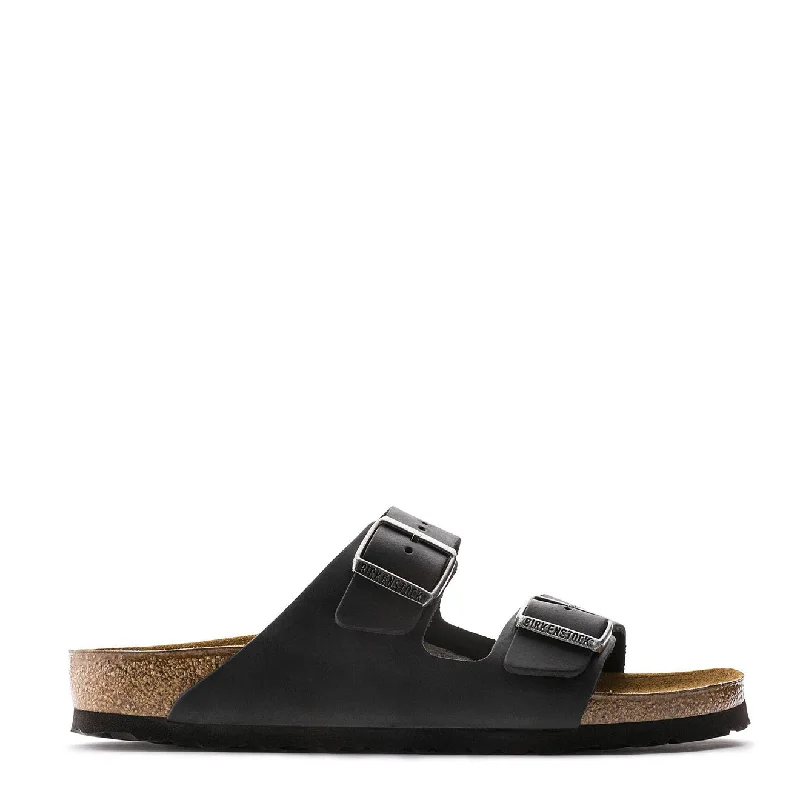 High-quality men trunks-Birkenstock Arizona Regular Sandal Oiled Leather Black