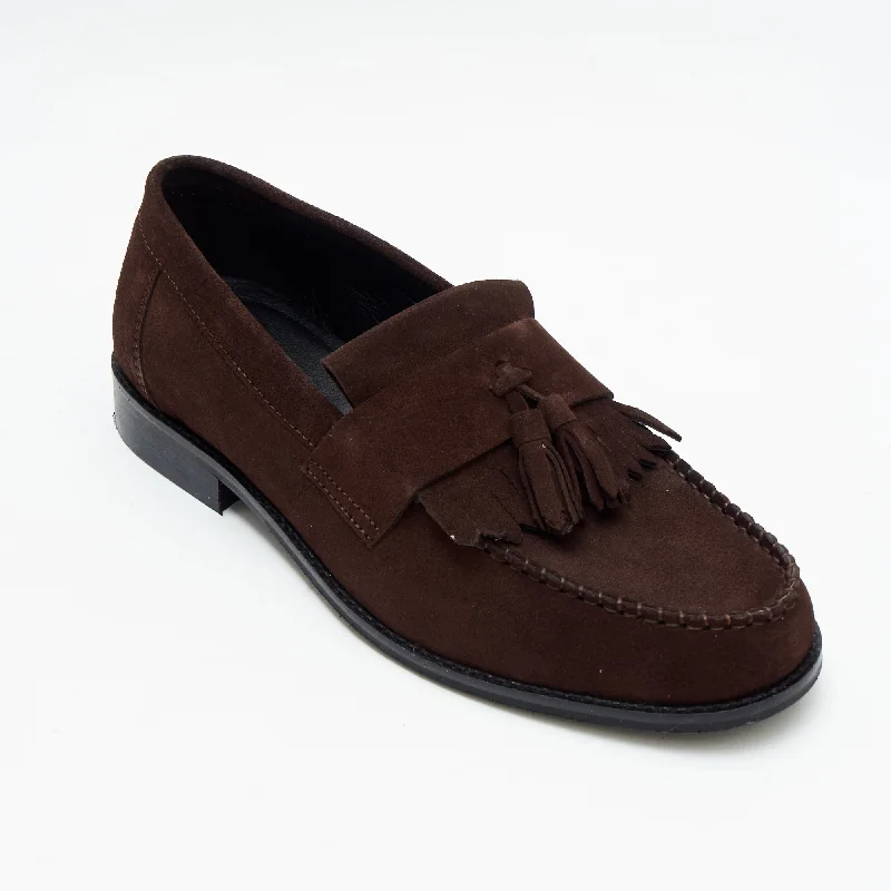 Men comfortable briefs for sleeping-Mens Formal Moccasin Shoes 17999_Brown Suede