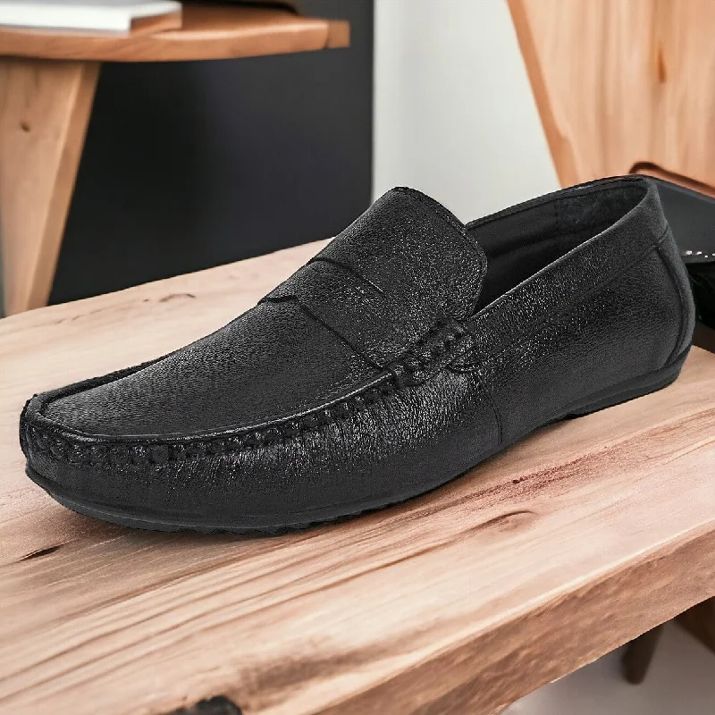 Men organic cotton underwear-Leather Loafers for Men