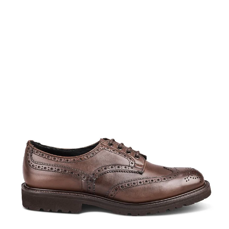 Men underwear with no-show waistband-Trickers Bourton Country Shoe Olivvia Classic Lightweight Espresso