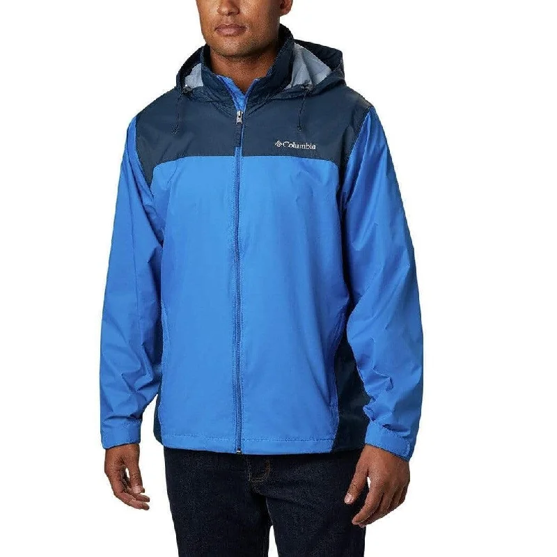 Columbia Men's Glennaker Lake Rain Jacket Blue Size Small