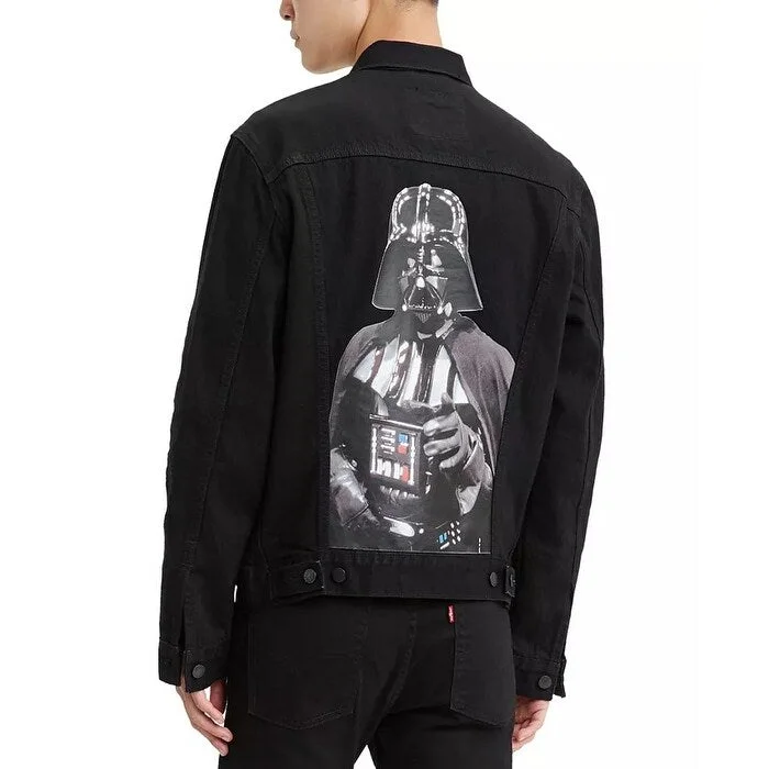 Levi's Men's Star Wars Darth Vader Trucker Jacket Black Size Small