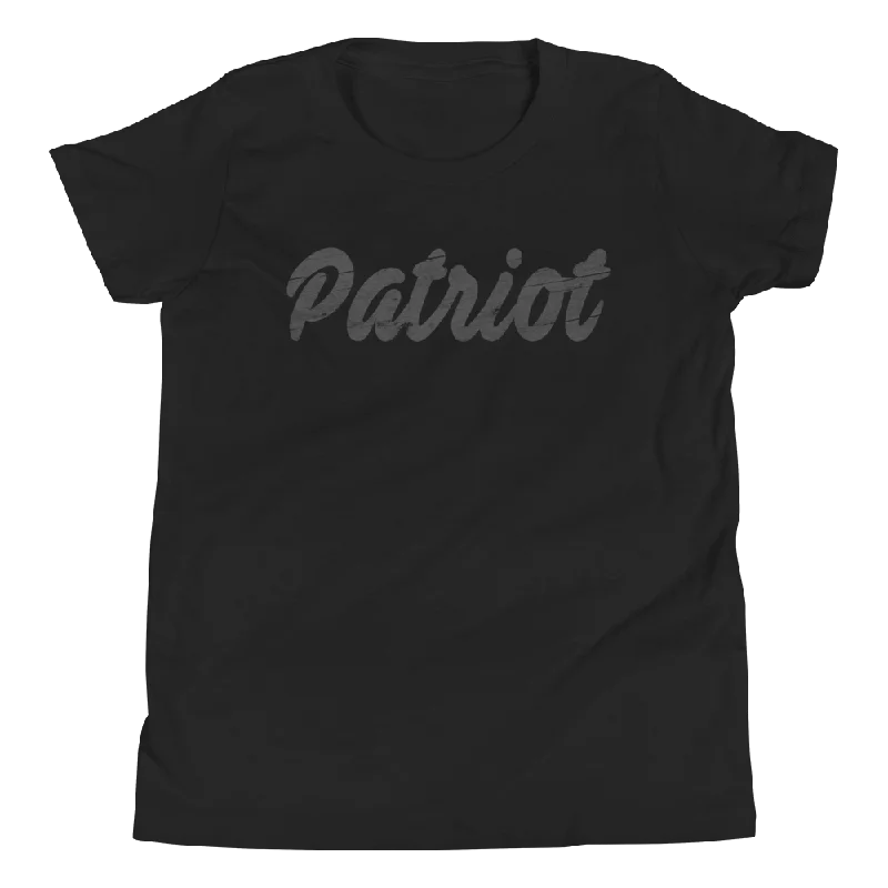 Patriot Logo Tee - Youth - Blacked Out (LIMITED)