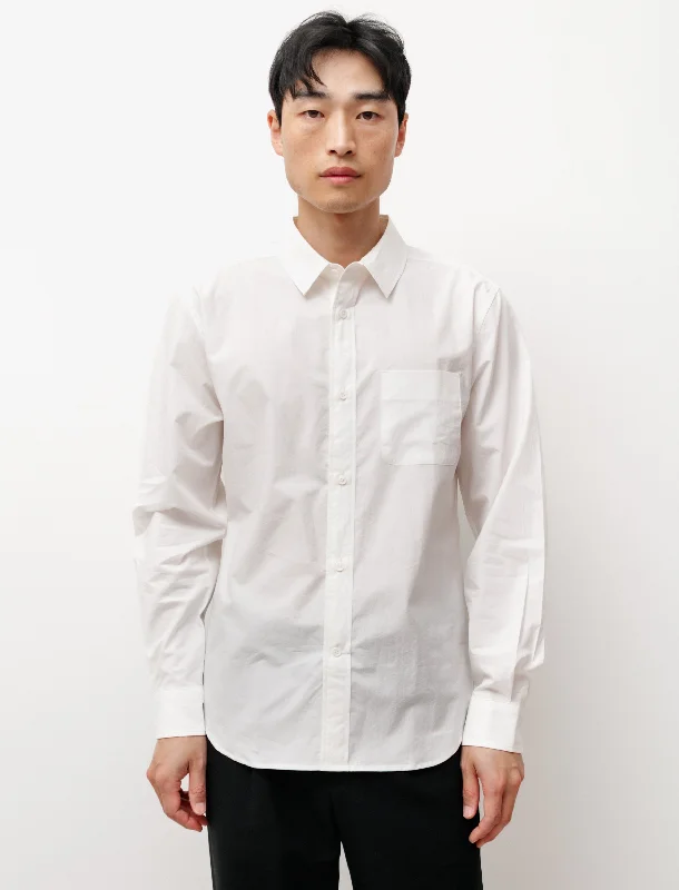 Typewriter Resilient Vintage Wash Shirt White