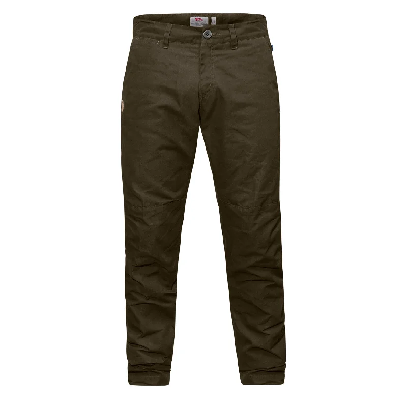 Fjallraven Sormland Tapered Winter Trousers Long Dark Olive