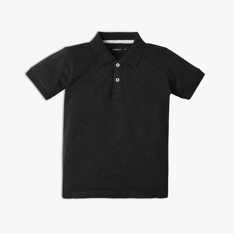 Boy's Regular Fit Solid Polo T-Shirt