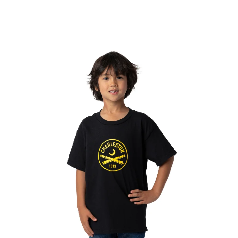 Youth Black Crest T-Shirt