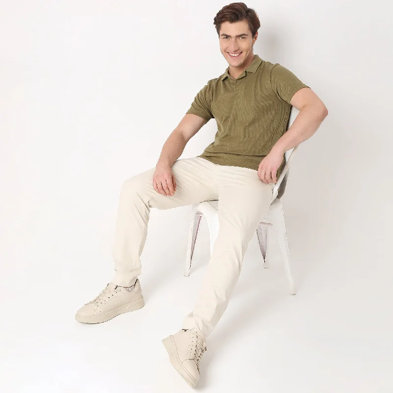 Regular Fit Structured Polo T-Shirt