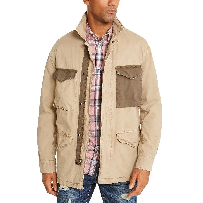 American Rag Men's Beverly Field Jacket Khaki Size Medium