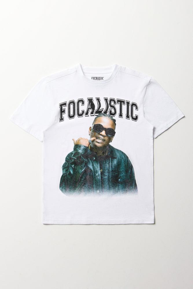 Relaxed Tshirt Licensed Focalistic White