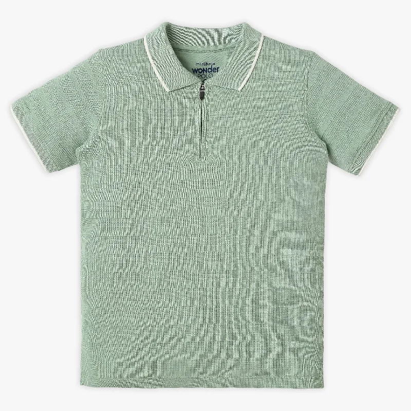 Boys Regular Fit Cut and Sew Polo T-Shirt