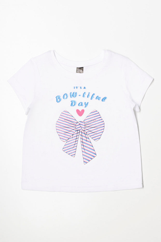 Bow T-Shirt White