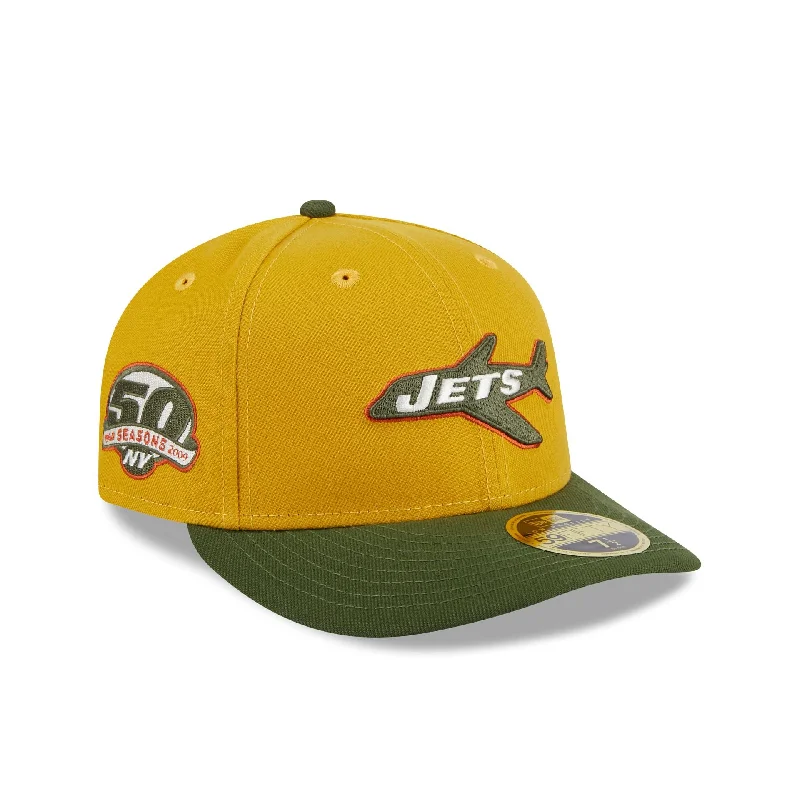 New York Jets Cinnamon Sage Low Profile 59FIFTY Fitted Hat