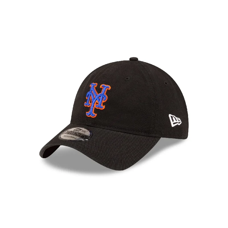 New York Mets Core Classic Black 9TWENTY Adjustable Hat