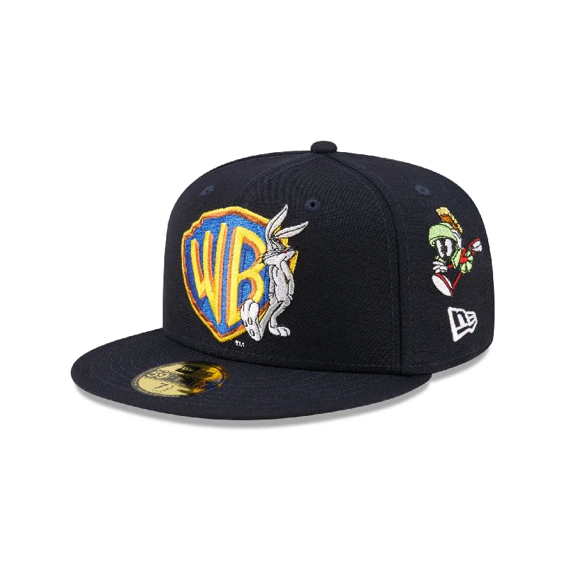 Warner Brothers Shield Pack Navy 59FIFTY Fitted Hat