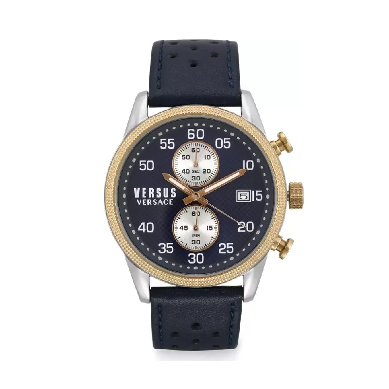 Versus Men Navy Blue Analogue Watch S6608