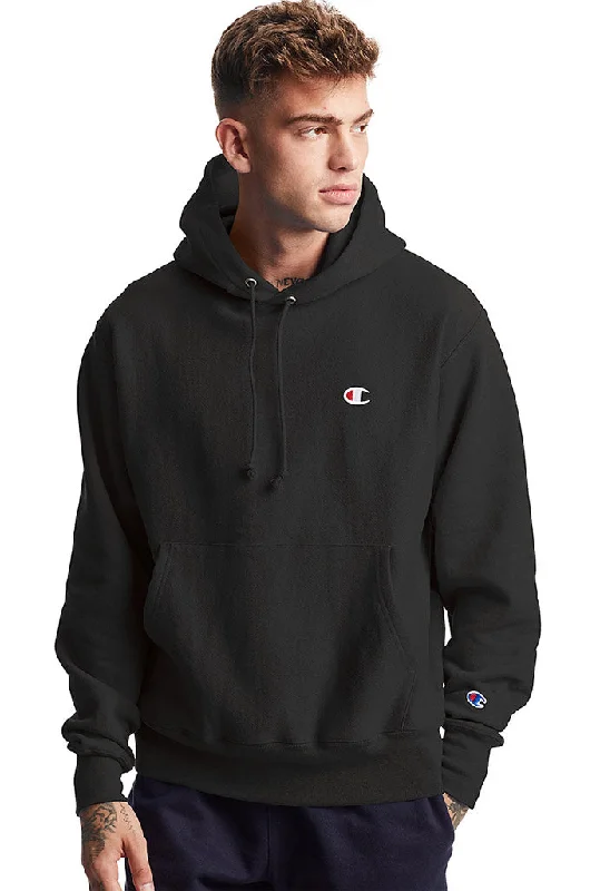 Champion Reverse Weave Pullover Hoodie, C Logo