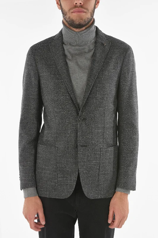 Corneliani CC COLLECTION 2 Button Blazer RIGHT with Patch Pocket