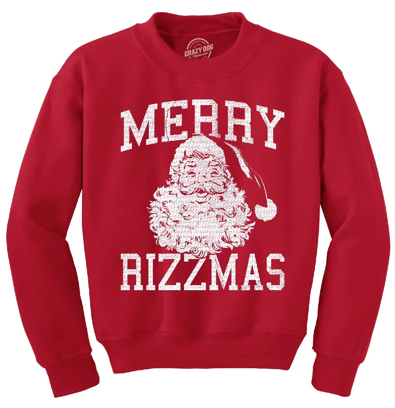 Merry Rizzmas Crew Neck Sweatshirt