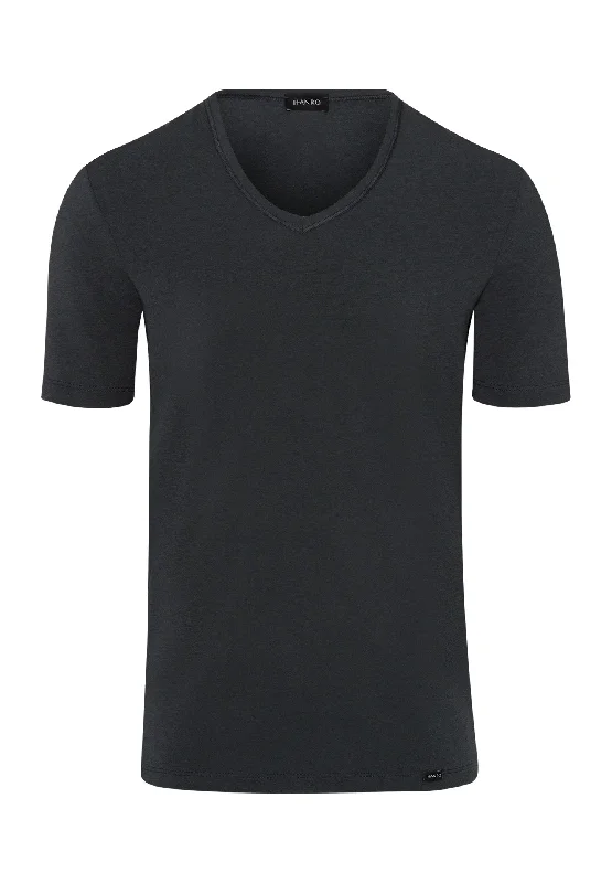 Natural Function TENCEL™ and Cotton Fitted V-Neck T-Shirt | Dark Shale 73185-2844