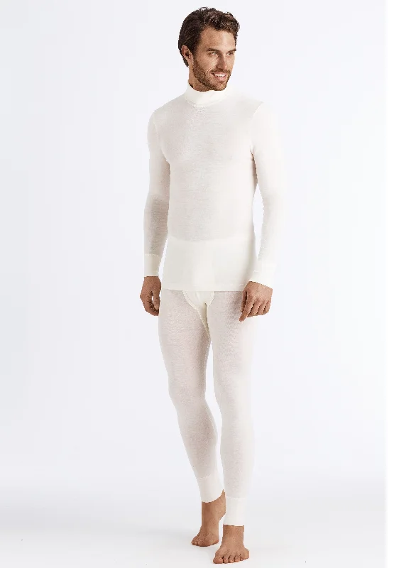 Woolen Silk M Thermal Turtleneck | Cygne 73403-795