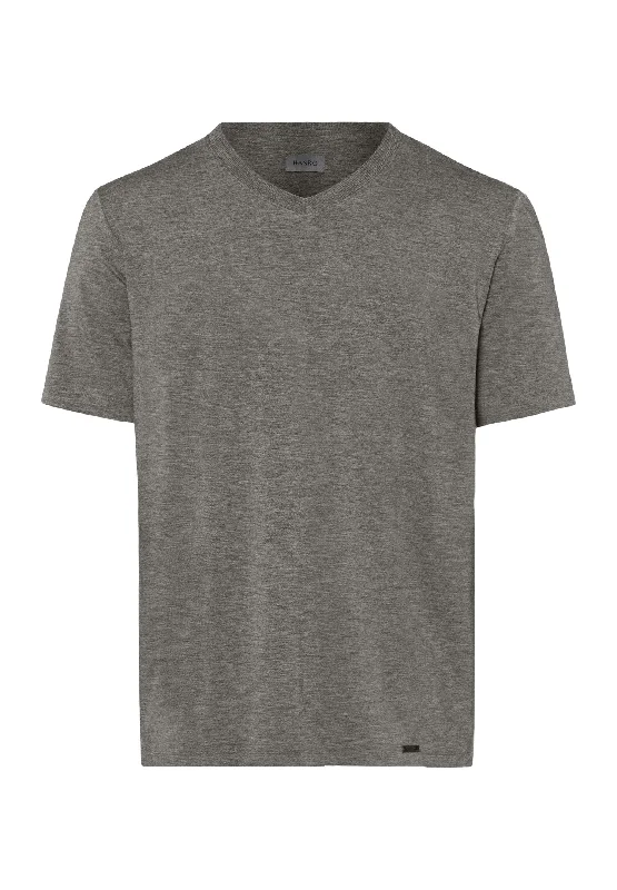 Casuals Soft V-Neck T-Shirt | Stone Melange 75035-1945