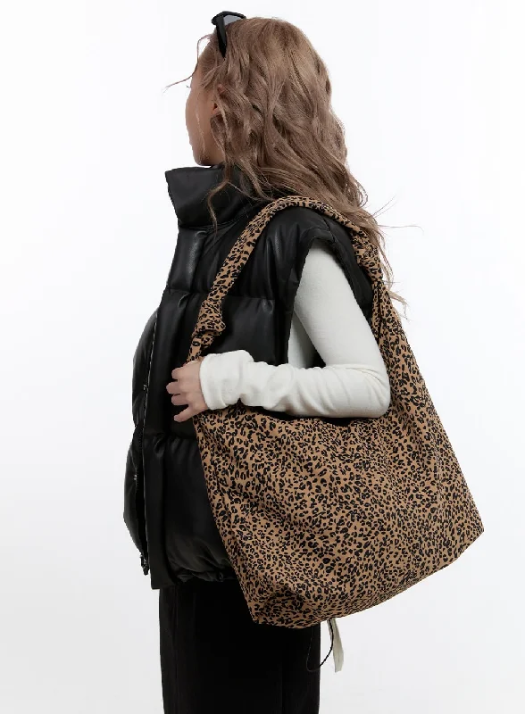 Leopard Print Shoulder Bag CN422