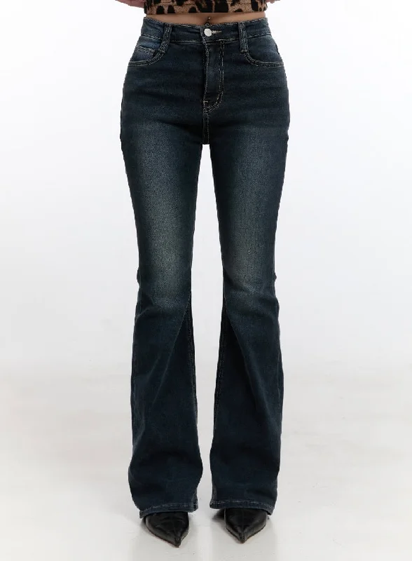 Roxxi Slim Fit Indigo Dream Flared Jeans CN422