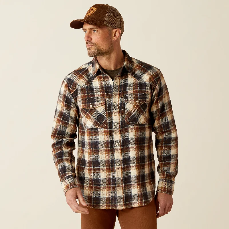 Men's Ariat Retro Harford Snap Front Shirt #10053877