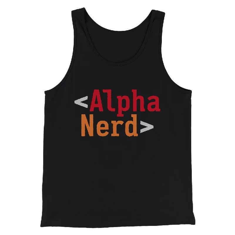 Alpha Nerd Men/Unisex Tank Top