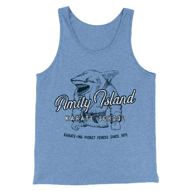 Amity Island Karate School Funny Movie Men/Unisex Tank Top