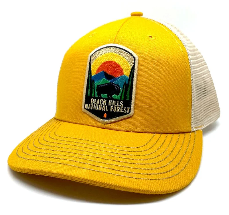 BH Bison Mustard Tan Mesh Cap