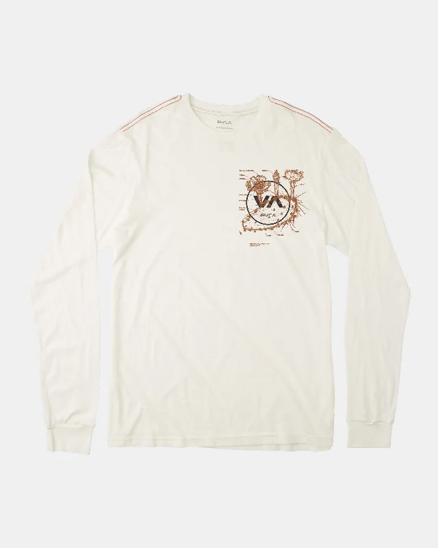 Cactuscea Long Sleeve Tee - Antique White