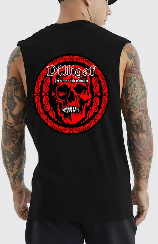 Chain Skull Muscle Shirt