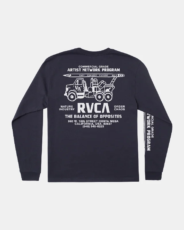 Commercial Grade Long Sleeve Tee - Garage Blue