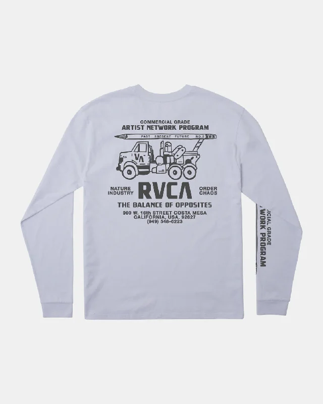 Commercial Grade Long Sleeve Tee - White