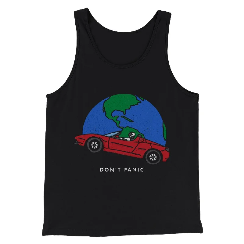 Don't Panic Men/Unisex Tank Top