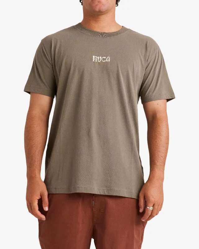 Fronds Short Sleeve Tee - Mushroom