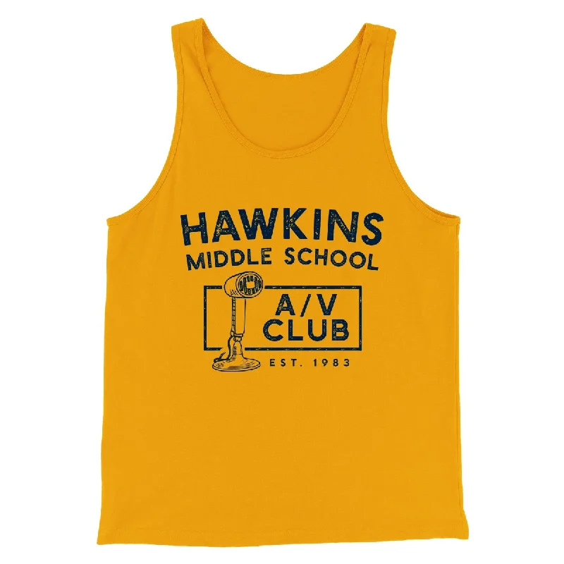 Hawkins Middle School A/V Club Men/Unisex Tank Top