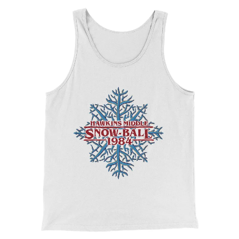 Hawkins Middle Snow Ball Men/Unisex Tank Top