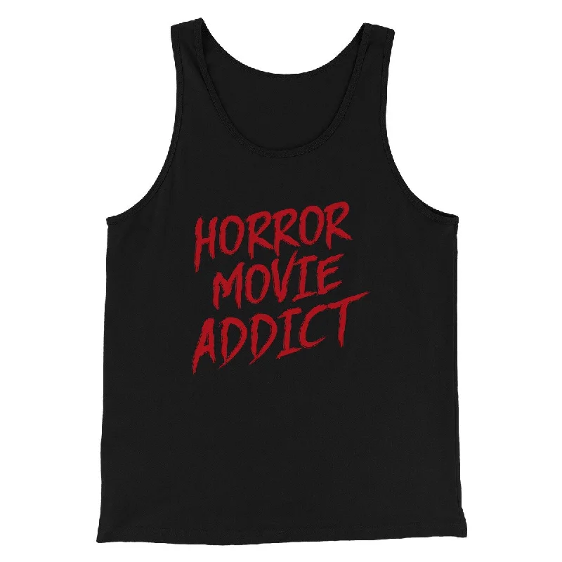 Horror Movie Addict Funny Movie Men/Unisex Tank Top