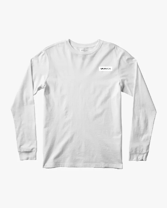 Icon Performance Long Sleeve Tee - White