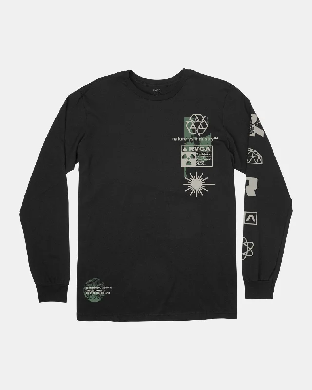 Infografik Long Sleeve Tee - Black